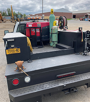 Back of Welding Truck